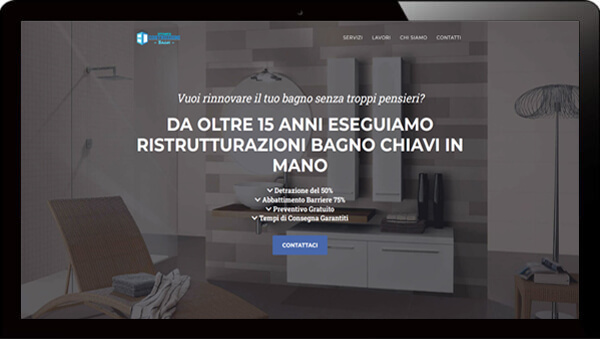 ottanta landing page